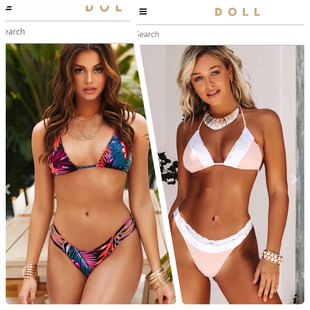 NWT 2 Doll bikini bottoms